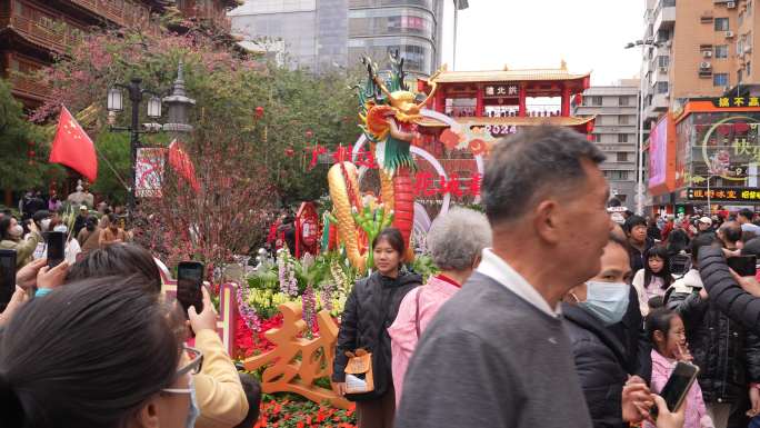 广州北京路 广州花市 西湖花市 广州过年