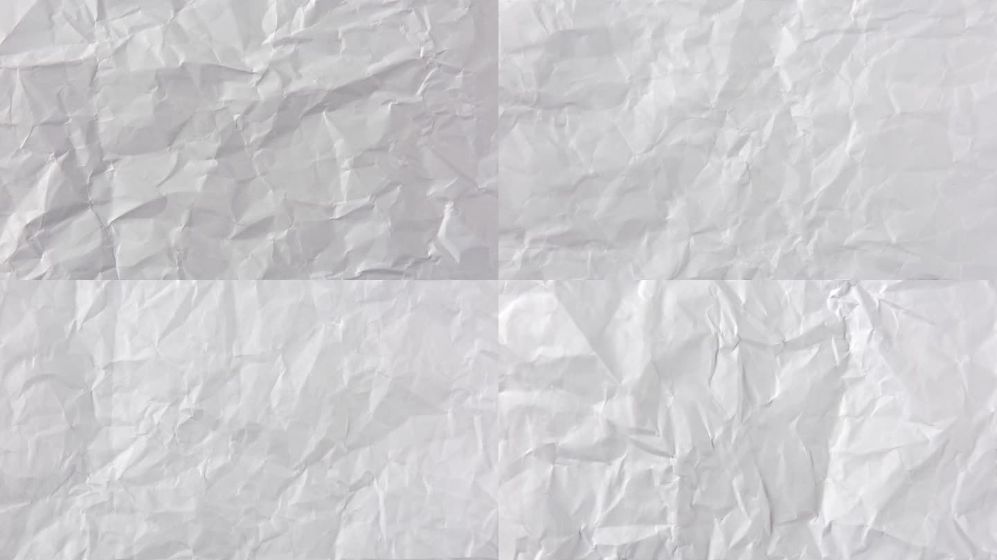 白色褶皱空白纸张背景
