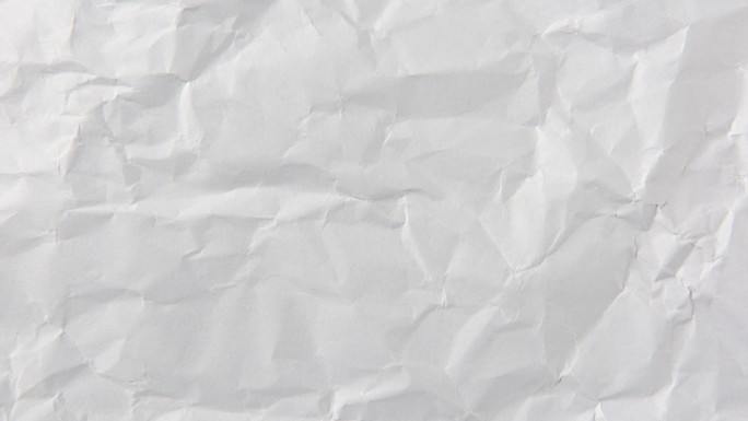 白色褶皱空白纸张背景