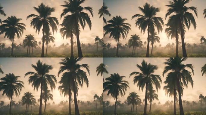 椰子树木林
