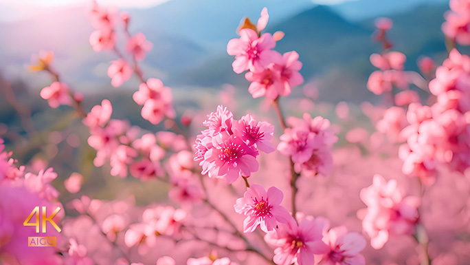 春暖花开 桃花 梅花 樱花 春分惊蛰清明