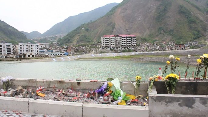 北川地震遗址