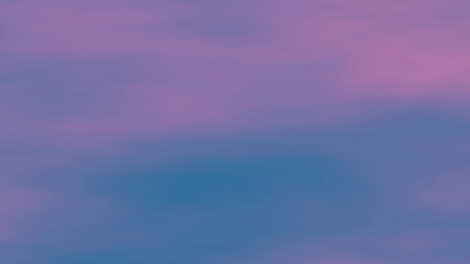 蓝色天空中粉色云彩缓慢移动的动画