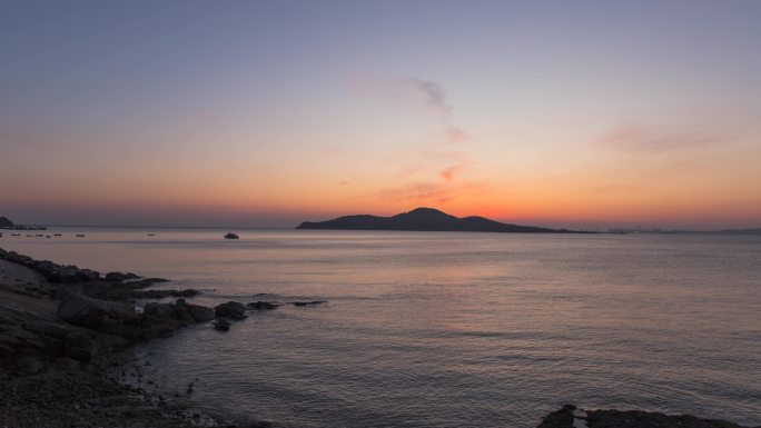 威海 海上日出延时