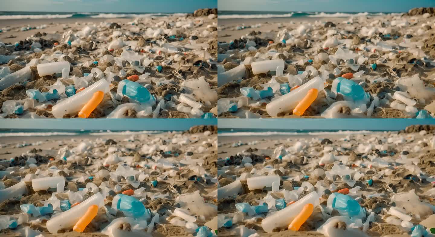 环境污染垃圾塑料海洋
