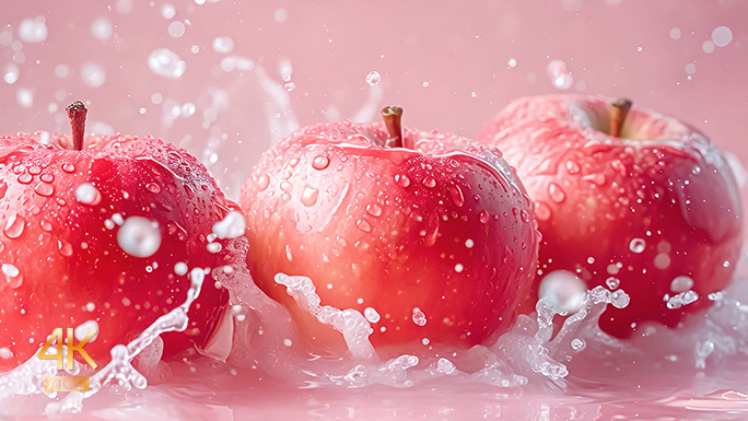 水灵灵的苹果 新鲜水果 地方特产红苹果