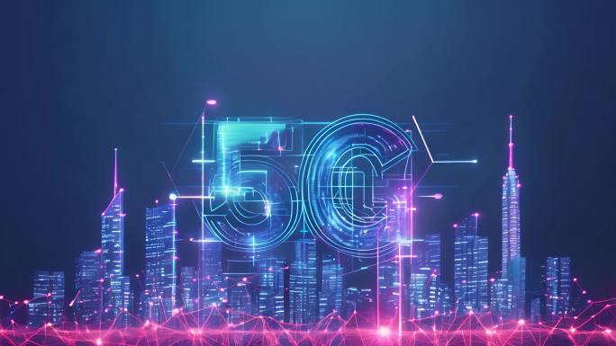 5G网络通信全球城市科技感视频