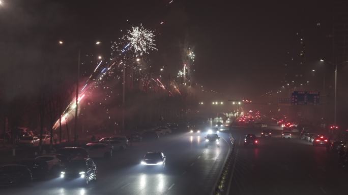 除夕跨年夜烟花