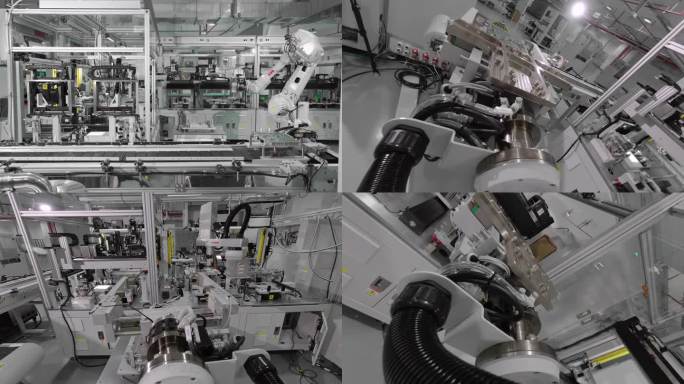 机械臂 汽车电脑组装 自动化 工厂生产