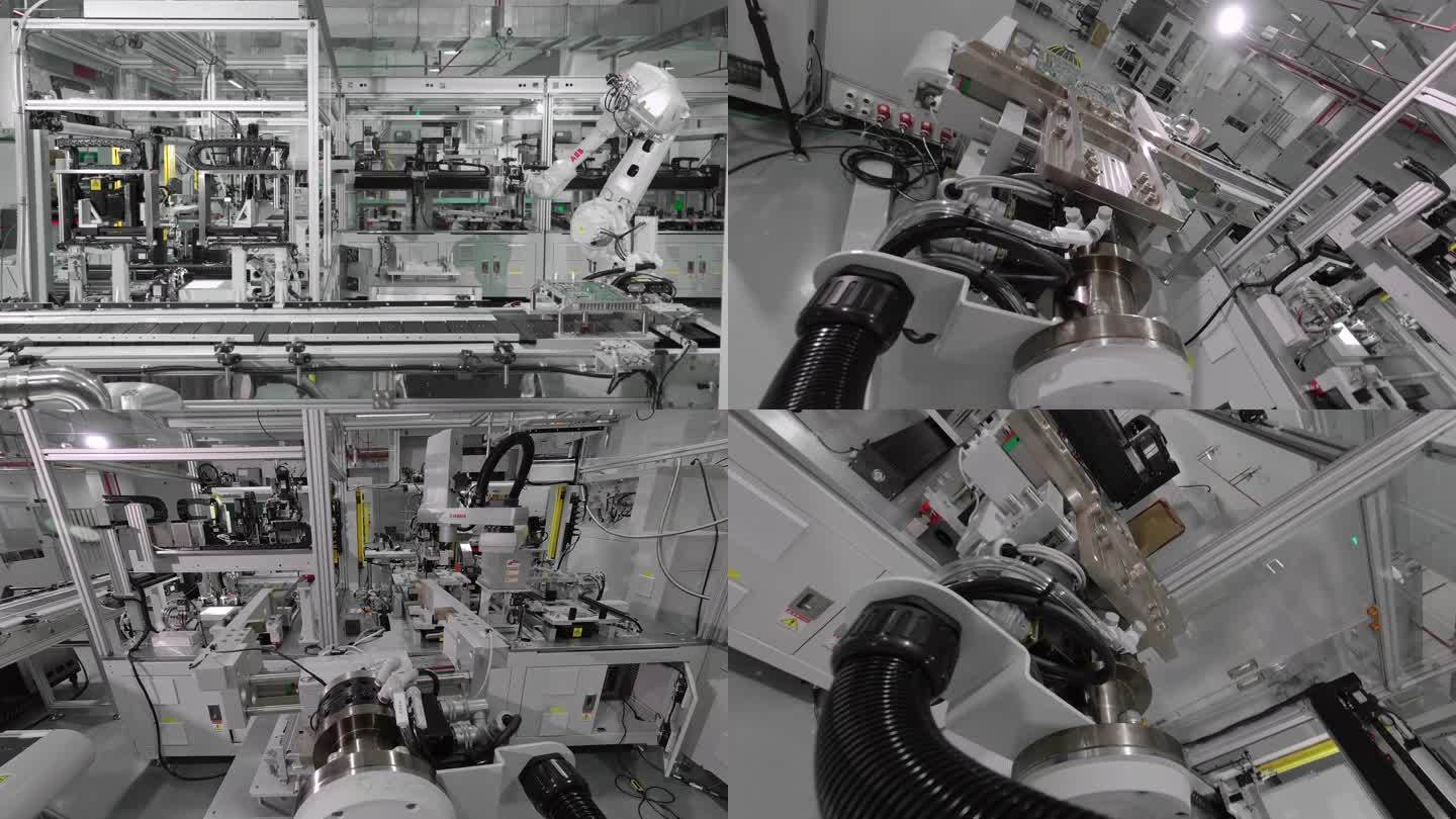 机械臂 汽车电脑组装 自动化 工厂生产