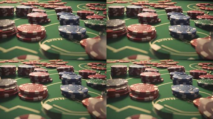 赌博筹码视频素材