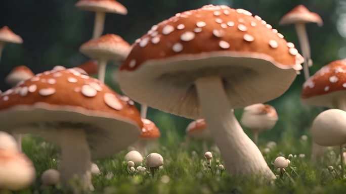 丛林中的毒蘑菇