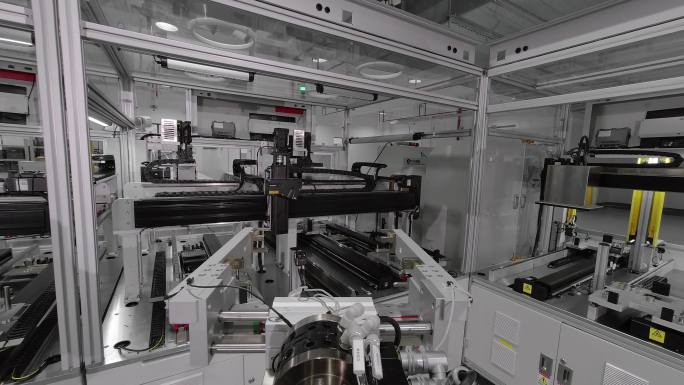 机械臂工作第一视角汽车配件检测工业生产