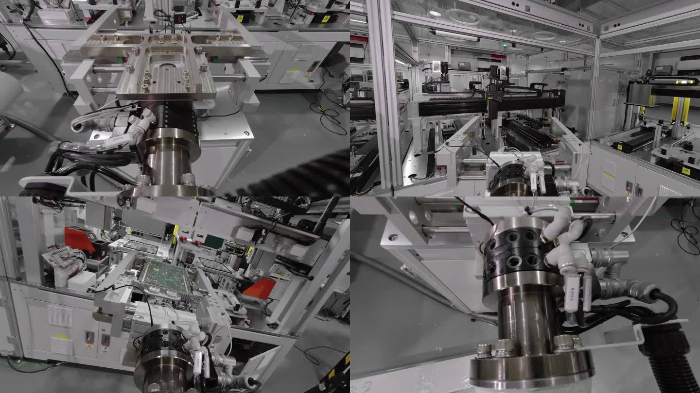 机械臂工作第一视角汽车配件检测工业生产