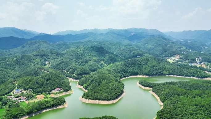 祖国大好河山青山绿水航拍