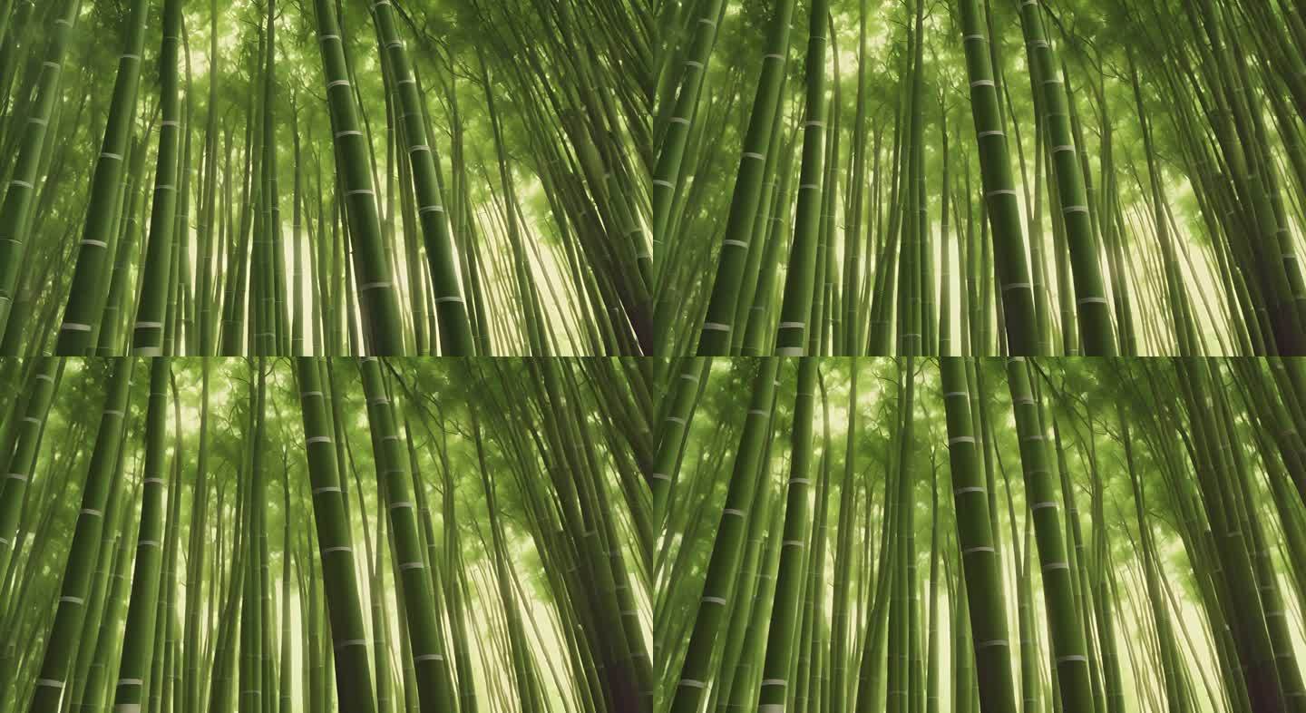 竹林中的竹子经济竹