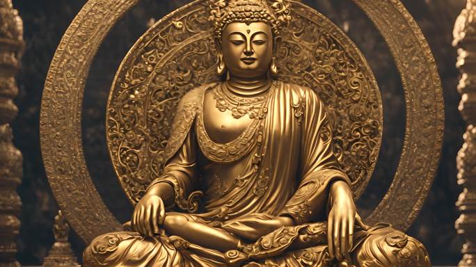 菩萨佛祖雕像雕塑视频