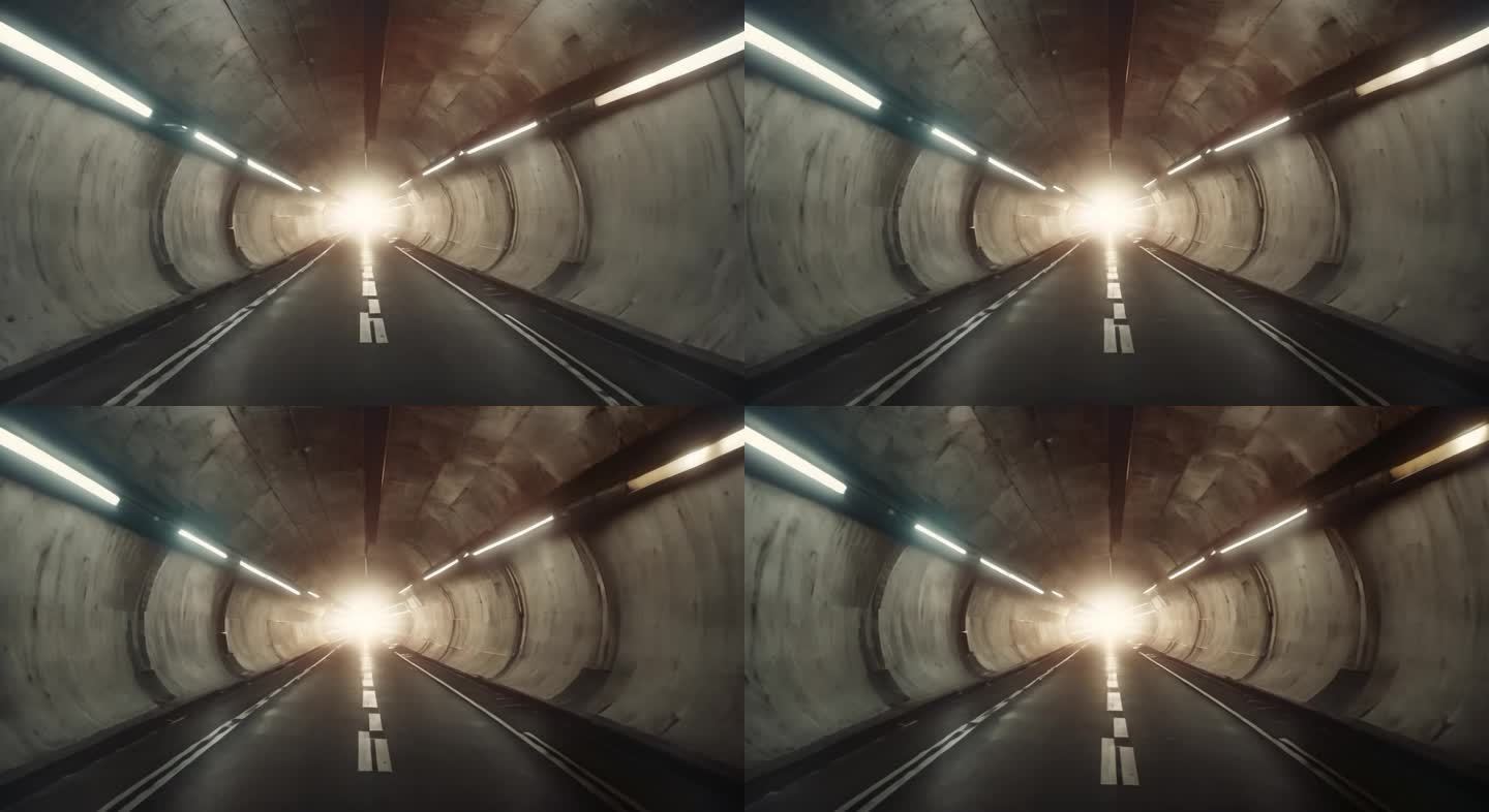 隧道深邃视频素材