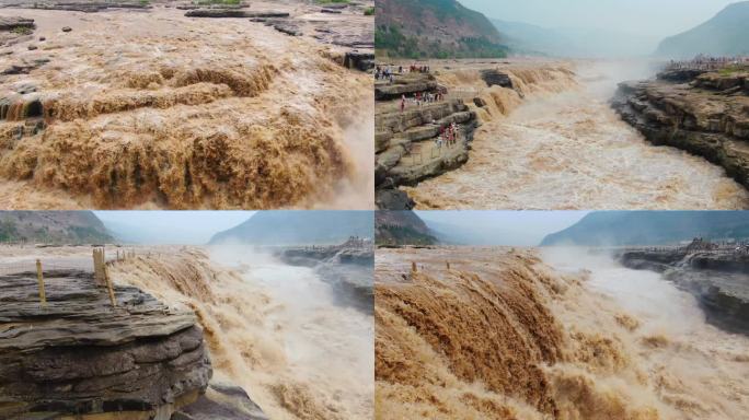 中国黄河延安壶口瀑布
