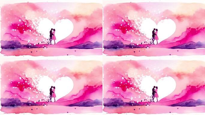 浪漫粉色情人节 三八女神节