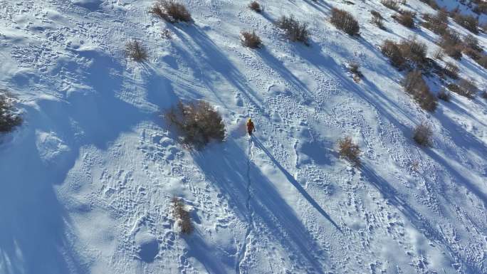 攀登雪山实拍