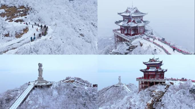 老乐山雪景