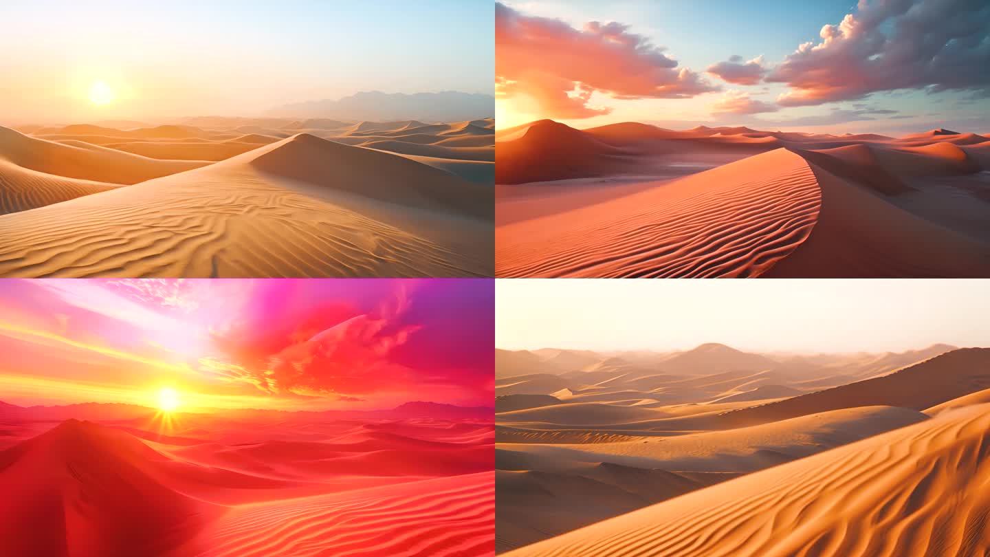 沙漠土地沙漠化烈日干旱