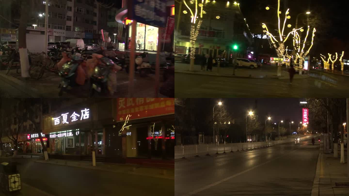 宁夏银川龙年春节人文随拍公交车看夜景8