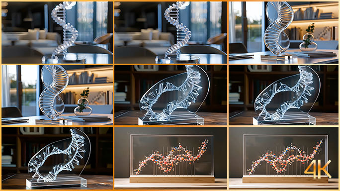 精美的DNA模型 核糖核酸遗传基因组