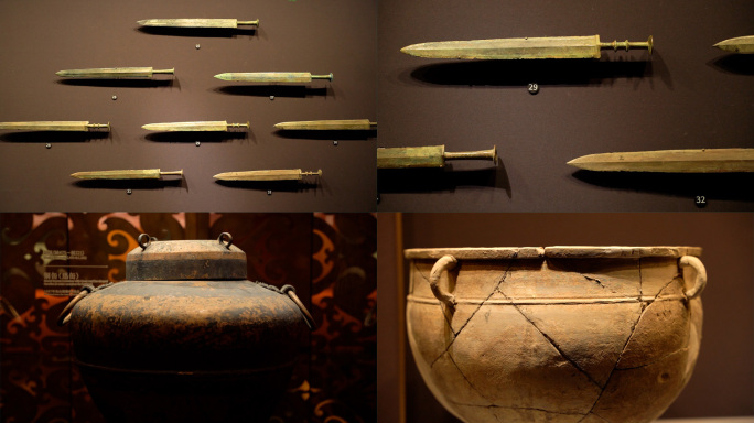 古代青铜器陶器古箭