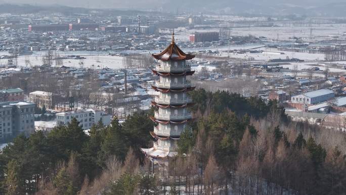 哈尔滨亚布力尚志市北山文昌塔