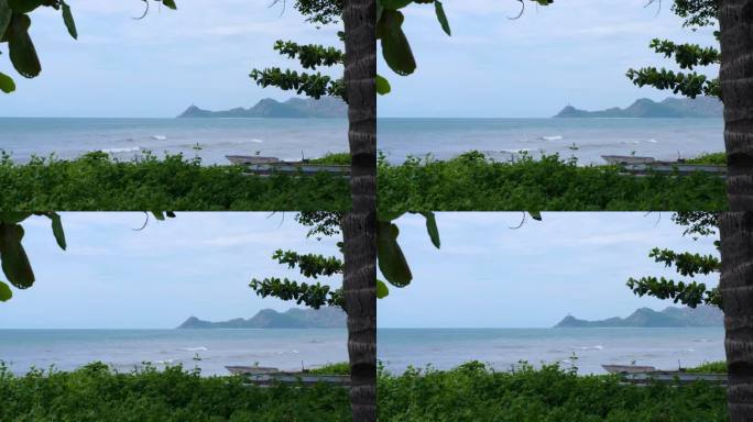 东南亚东帝汶帝力的风景优美的海洋景观和著名的旅游地标基督雕像