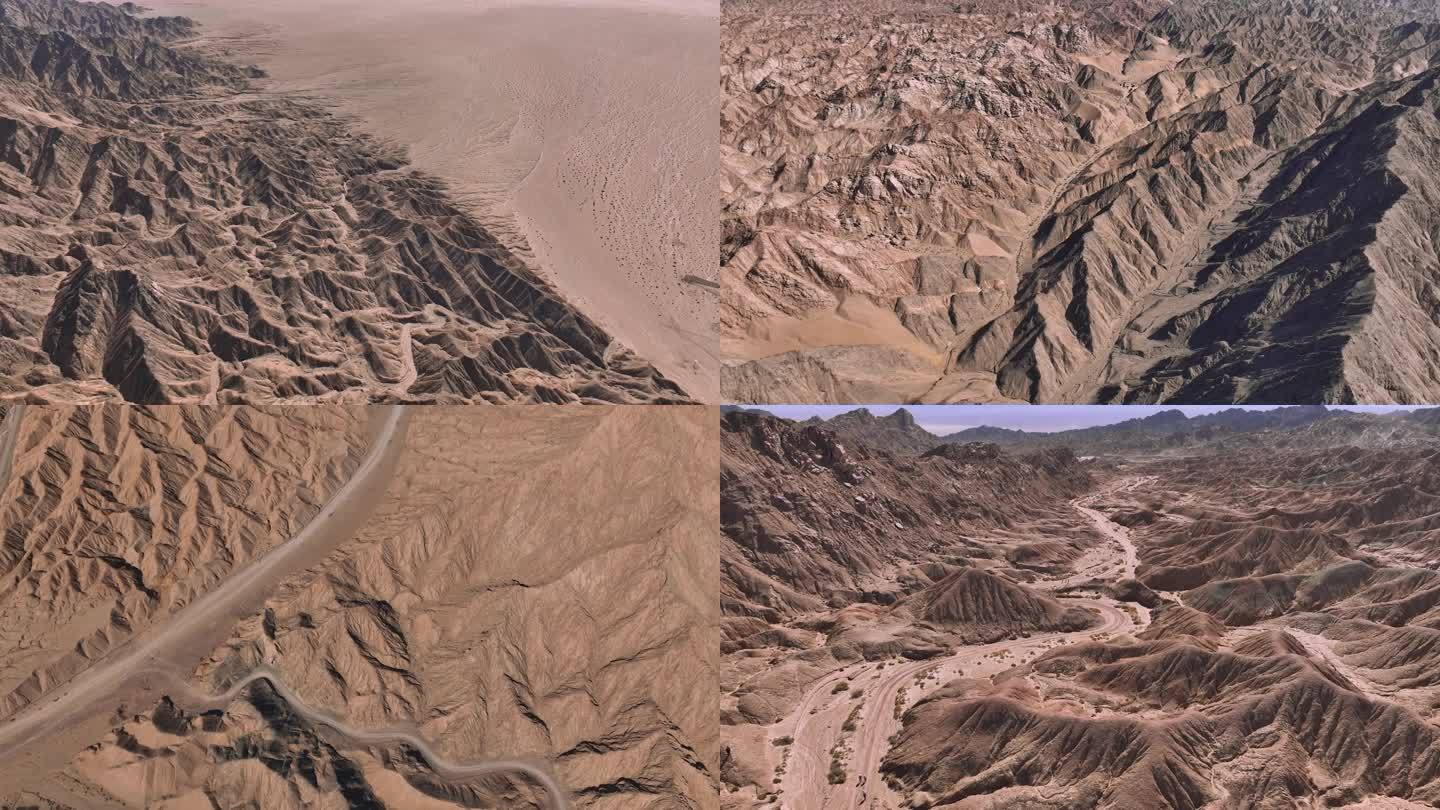 沙漠丹霞地貌
