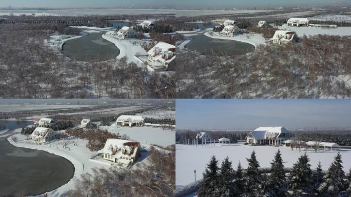 黛西庄园冬天雪景