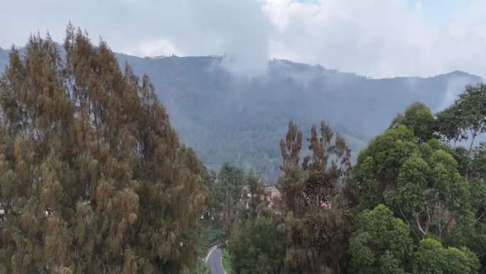 布罗莫村景观探察，山间村落