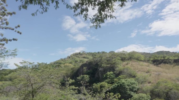 洪都拉斯南部El Paraíso市农村地区的山地景观随时间变化。