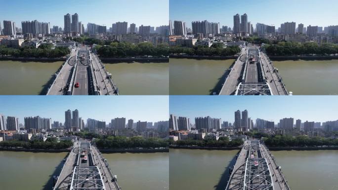 广州珠江海珠大桥航拍