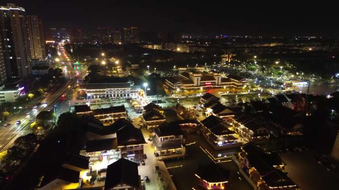 淹城春秋乐园夜景