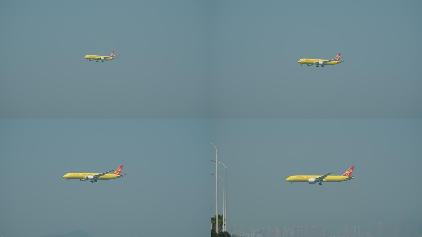 4K60厦门高崎国际机场飞机起飞降落