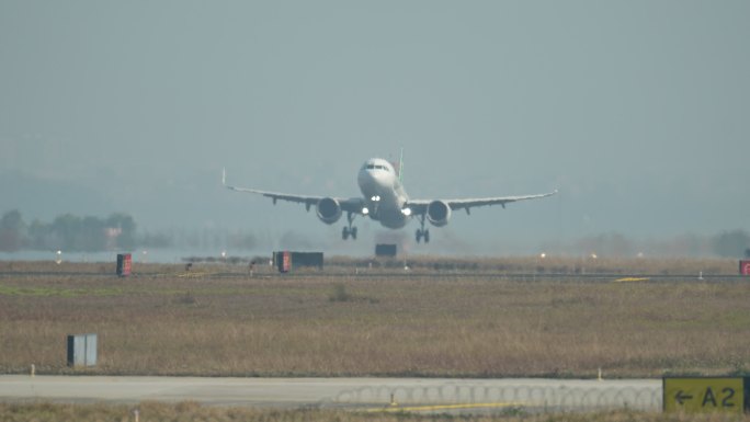 4K60厦门高崎国际机场飞机起飞降落