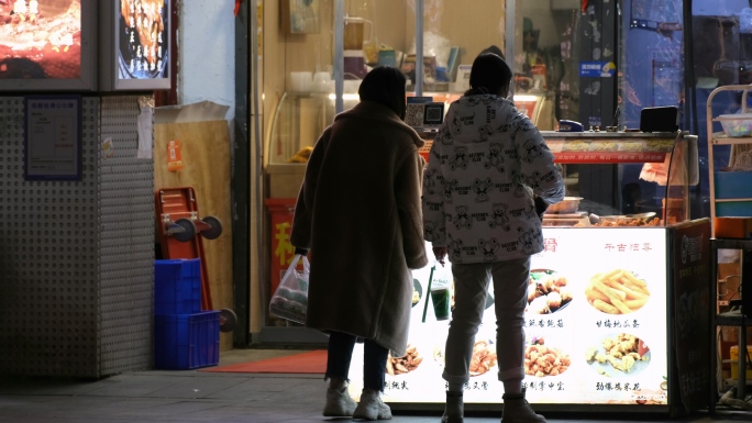 步行街小吃街美食美味特色小吃人间烟火生活