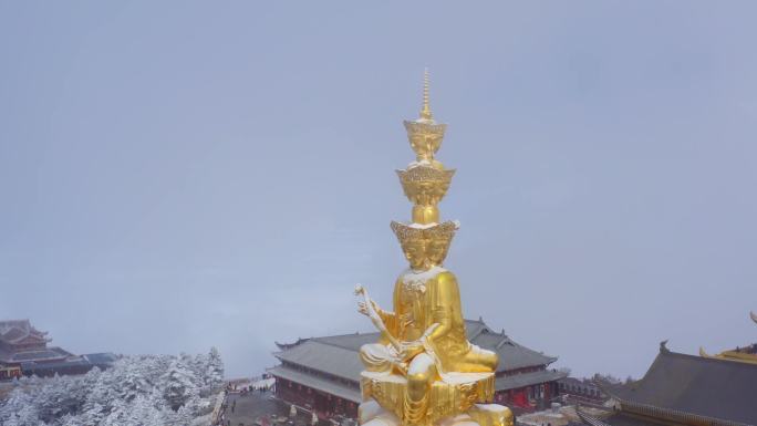 峨眉山 金顶 华藏寺 峨眉山主峰