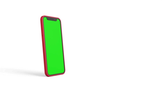 3D智能手机绿屏蓝背景色度键使用。包3高质量的3D动画色度键使用