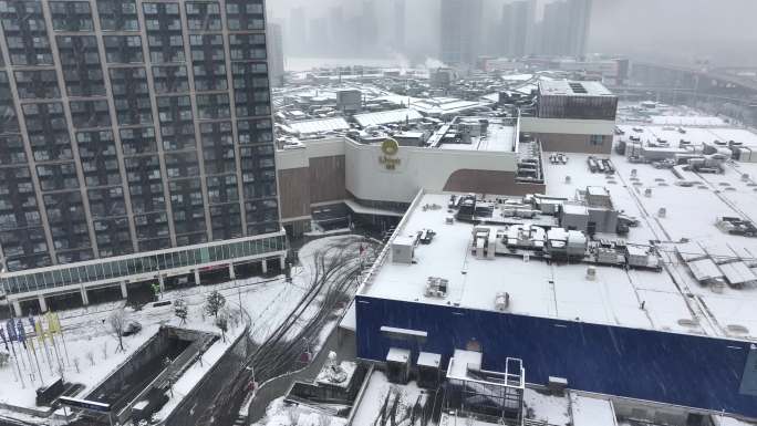 4k长沙荟聚宜家雪景