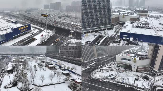 4k长沙荟聚宜家雪景