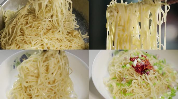 四川凉面制作全过程