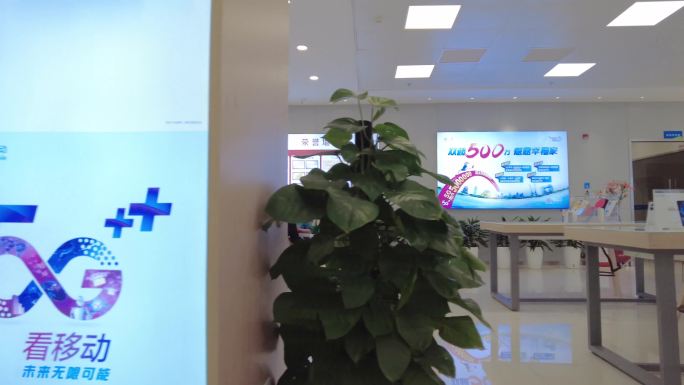 移动营业厅展示的手机