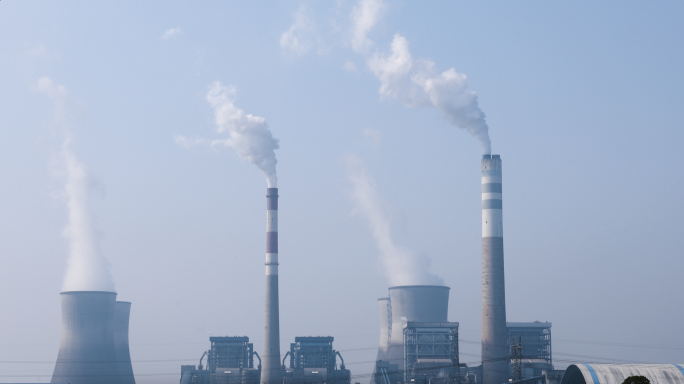 工业烟囱-大气污染