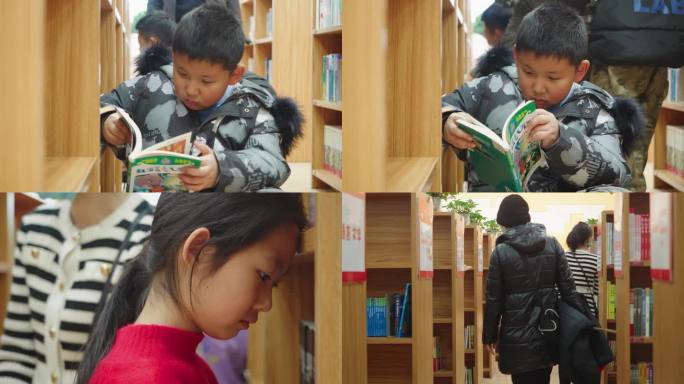 小读者 孩子们 图书馆