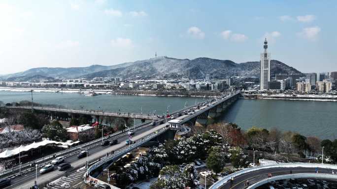 长沙城市雪景合集